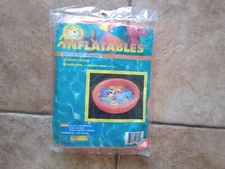 Vintage Inflatables Splash Pool 34" x 6" C.R. Seasons Summer New