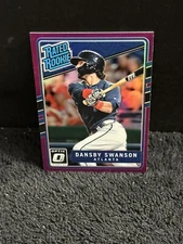 Dansby Swanson 2019 Panini Optic Rated Rookie Pink Holo Prizm #33