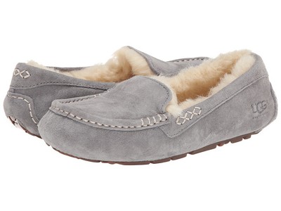 grey moccasins ugg