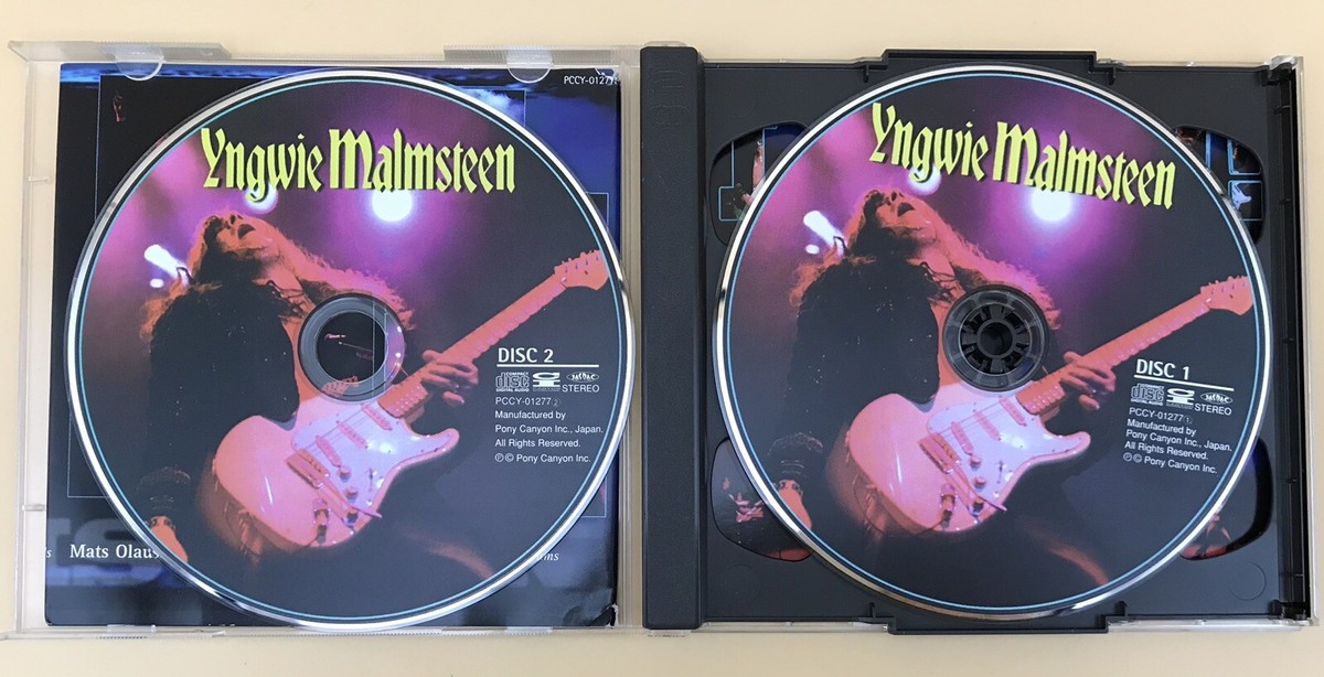 Yngwie Malmsteen released in Japan CD Sold as a set of 3