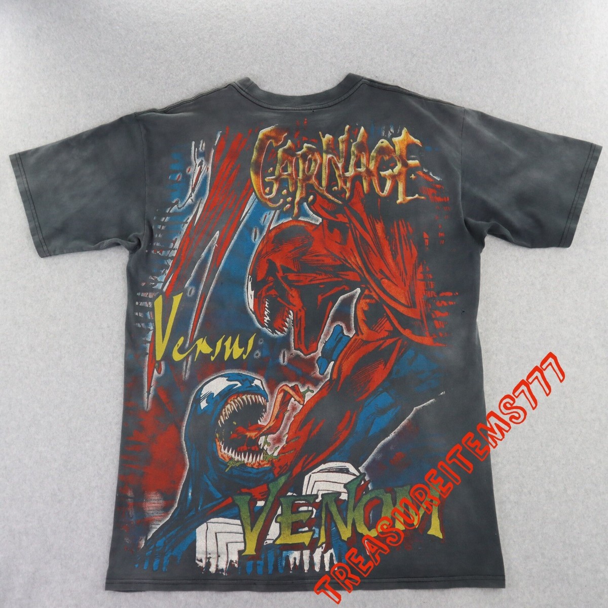 VTG CARNAGE VS VENOM Peyote Resurrection XL 90 RARE Mexican