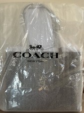 Coach x Disney Central Tote With Zip Mickey Mouse Motif style 89975 NWT