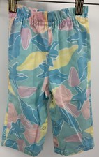 Vintage 1980s Baby Girl Pants 6 Months Sea Shell All Over Print
