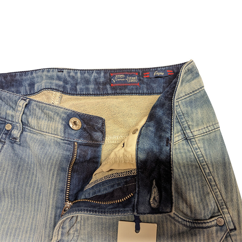 DIESEL FAYZA NE 0665R Womens Jeans Regular Fit Straight Leg Denim Sweat