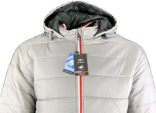 Men’s Winter Polyester Puffer Lightweight Jackets Unbranded - Gray - S image 6