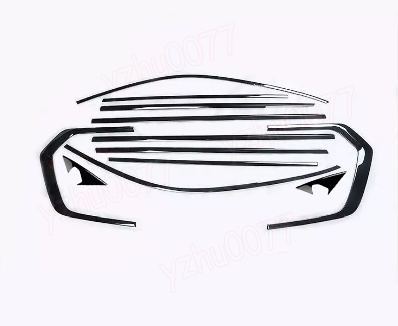 For 2019-2025 BMW X7 Stainless steel Black Car Side Window Strip