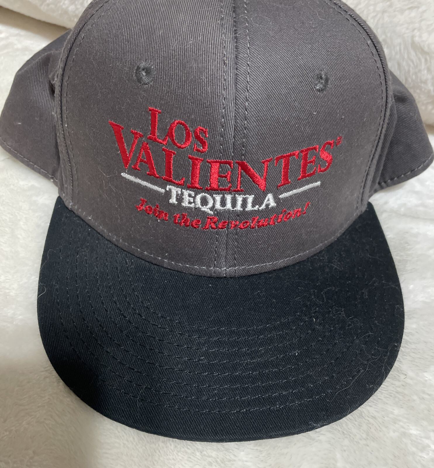 Los Valientes Tequila Baseball Hat Cap Gray Strapbac… Gem