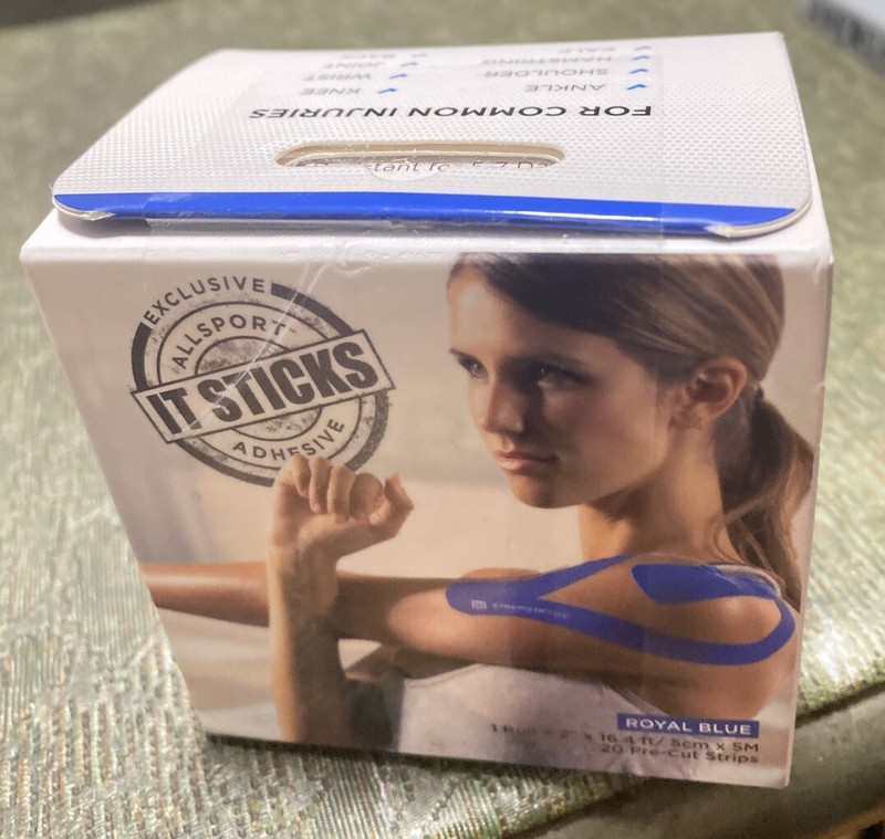 IT STICKS Kinesiology Tape Roll - Royal Blue , single Roll of 2"x16.4' 