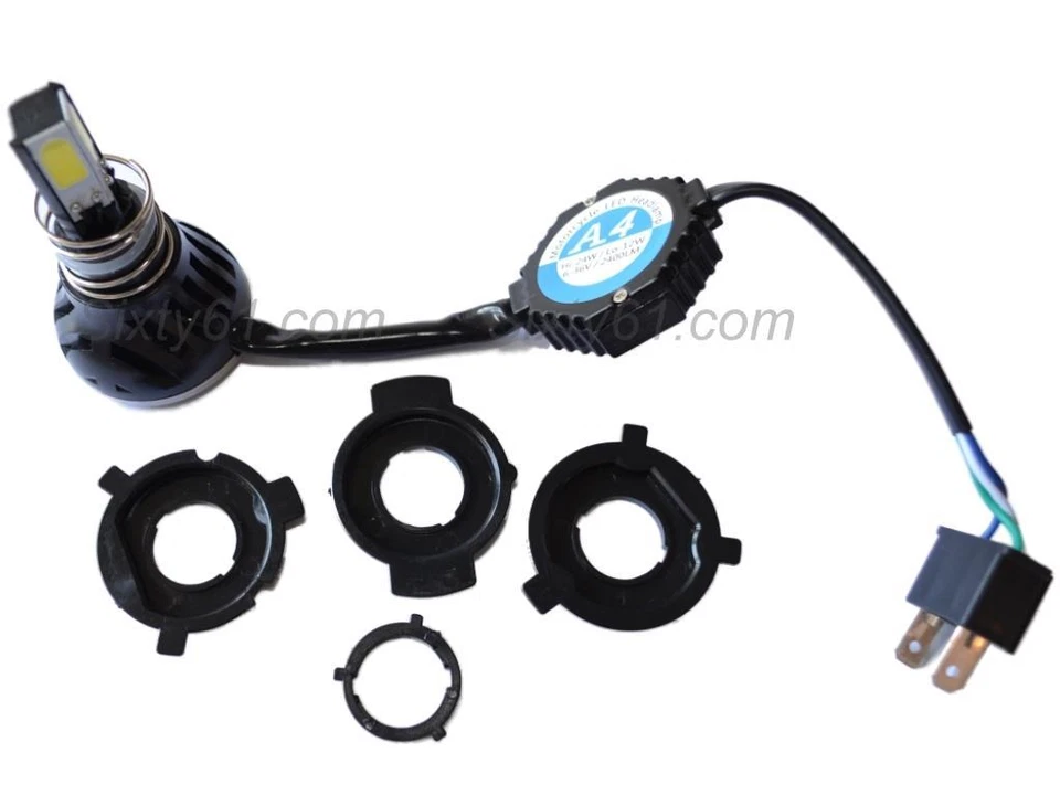 Yamaha XSR900 LED Bombilla Faro H4 COB Luz Alta-Baja 2400LM Blanco 6000K Foto 2 de 4