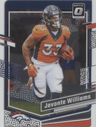 2023 Panini Donruss Optic Javonte Williams #54
