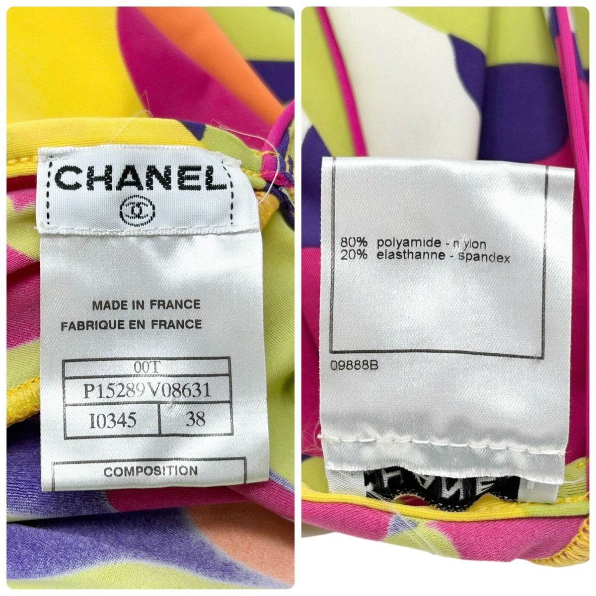 CHANEL Vintage 00T CC Mark Logo One-piece #38 Dress CHANEL Vintage 00T CC Mark Logo One-piece #38 Dress
