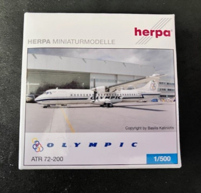 Herpa 1:500 Diecast Olympic ATR 72-200 (508070) MIB | eBay UK