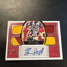 2022 PANINI CHRONICLES DRAFT PICK BREECE HALL SP/99 AUTO/JERSEY FOOTBALL CARD