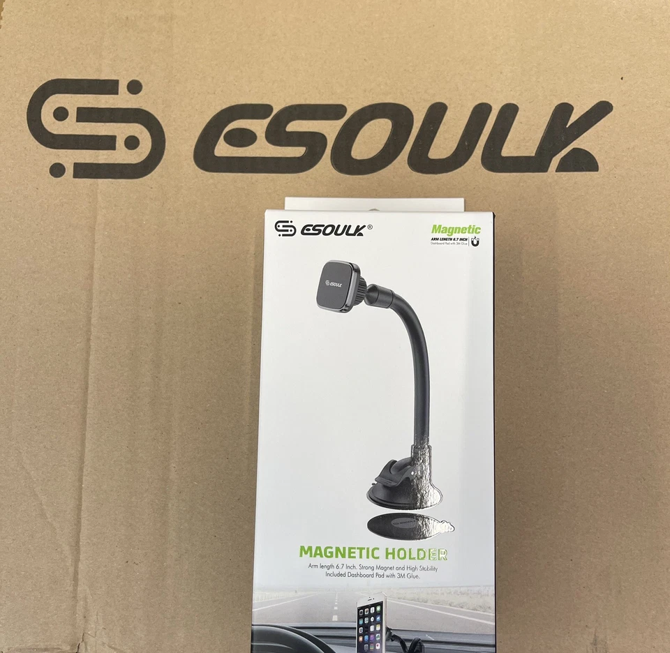 Esoulk Car Dashboard Mount Long Magnetic Phone Holder Universal  - Image 2 of 4