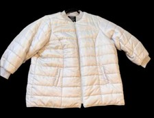 Nwt - Torrid Puffer Jacket Size 5x Faux Fur Lined Water & Wind Resistant Grey!