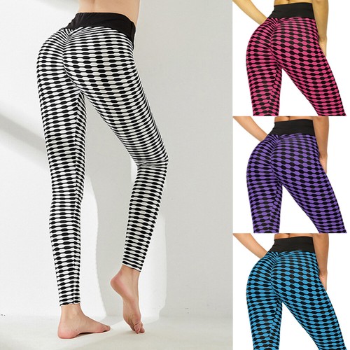 Anti Cellulite Yoga Hose Damen Leggings Kompression Push Up Fitness Gym Leggins - Bild 6 von 29