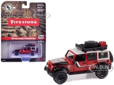 2018 JEEP WRANGLER JK UNLTD SPORT "FIRESTONE" 1/64 BY AUTO WORLD AWBC003-AWSP200
