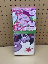 Calcomanías de pared My Little Pony pegar y pegar ~ brillo ~ 31 piezas ~ Hasbro
