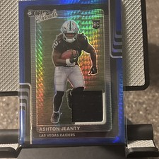 2025 Panini Donruss Optic Ashton Jeanty RC Blue Hyper Threads Raiders AB4