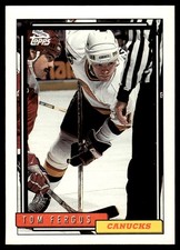 1992-93 Topps Tom Fergus Vancouver Canucks #311