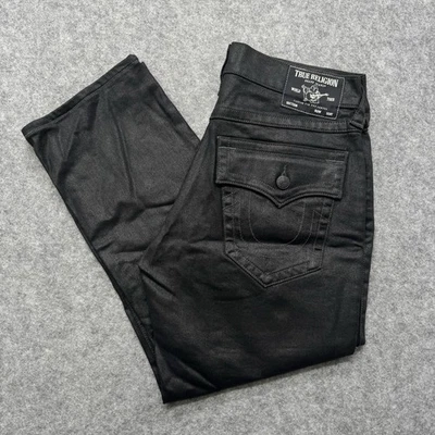 True Religion Jeans Geno Relaxed Slim Herren W32 Knöchellänge 3/4 Jeans Hose TOP - Bild 1 von 4