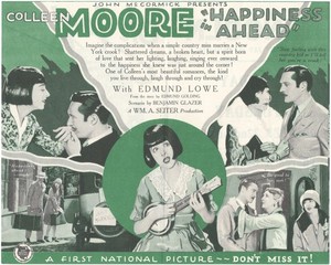 HAPPINESS AHEAD (1928) Colleen Moore Edmund Lowe ORIGINAL Movie Herald