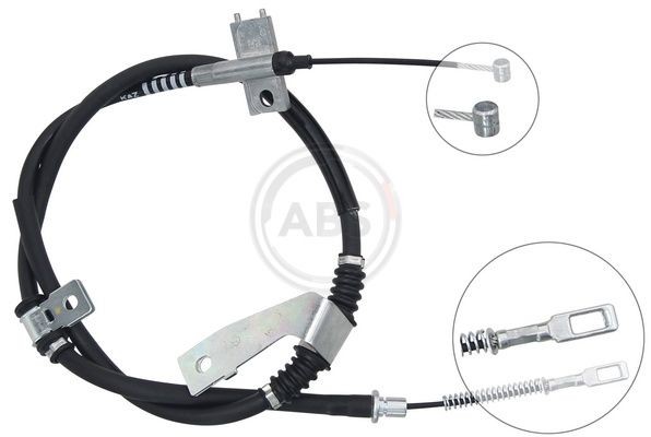 A.B.S. K10397 Handbremsseil Seilzug Bremsseil Hinten Links FüR Ssangyong-image