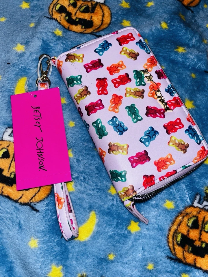 Cartera larga difícil de encontrar Betsy Johnson Gummy Bear NUEVA NUEVA CON ETIQUETAS Foto 2 de 4