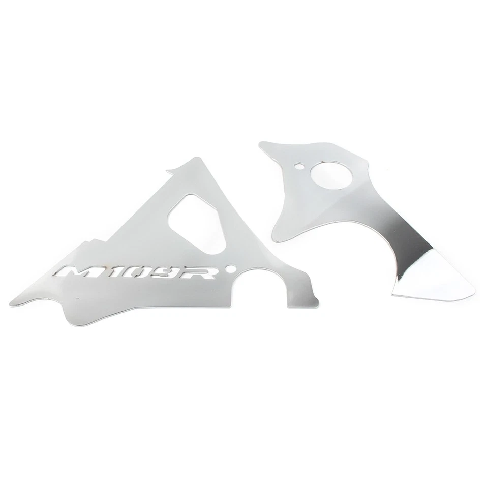 Para Suzuki BOULEVARD M109R M1800R Cromo Motor Cubierta Lateral Marco Rellenos Cerradura Foto 2 de 4