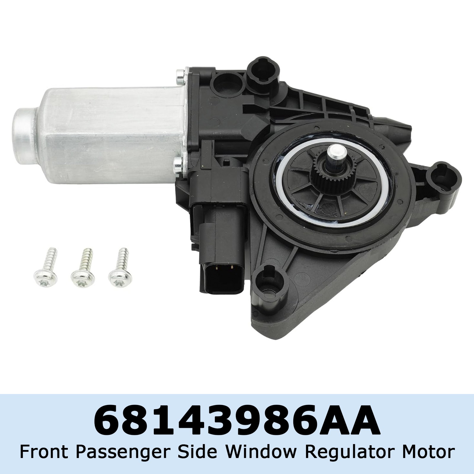 Front Passenger Side Window Regulator Motor 68143986AA for Charger 300 2011-2023