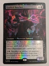 Grafted Butcher (Extended Art) March of the Machine Foil - MTG RARE