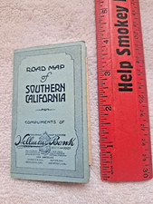 VTG SOUTHERN CALIFORNIA ROAD MAP, HELLMAN BANK, NICKS & BORGNIS, VG COND A