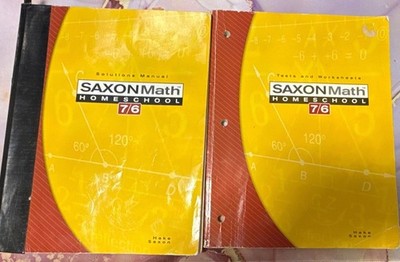 Saxon Math Homeschool 7/6 Solutions Manual, Tests & Worksheets PB 1999