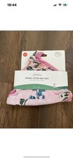 Joules Koo knot 2 pack of hats baby girls pink stripe and floral 6-12 months