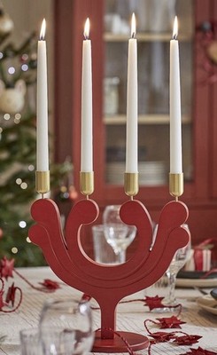 IKEA Vinterfint Candlestick Candle Holiday Christmas Holiday Decor Gorgeous New
