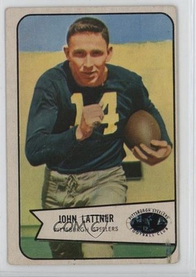 1954 Bowman Johnny Lattner John Lattner #128 Rookie RC s1i