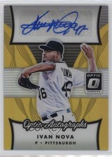 2017 Panini Donruss Optic Gold Prizm 4/10 Ivan Nova #OA-IN Auto 0c3