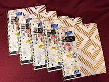 5- Five Star Spiral Notebook 1 Subject College Ruled 80-Sheets Each