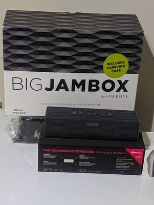 Jawbone Big Jambox Portable Speaker System - Graphite Hex - Brand Jawbone Big Jambox Portable Speaker System - Graphite Hex - Brand