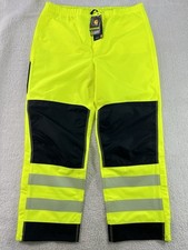Carhartt High-Visibility Class E Waterproof Pant Brite Lime Mens XL Tall 103208