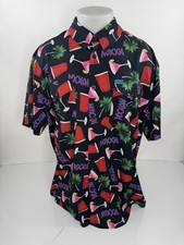 DIXXON - DANCUN Hawaiian Booze Cocktail 2XL Shirt - EXCELLENT