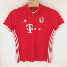 FC Bayern Munich Red 2016/2017 Jersey Adult Large M ller Soccer Football