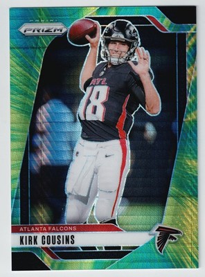 2024 Panini Prizm Kirk Cousins Hyper Prizm /180 #10 Atlanta Falcons