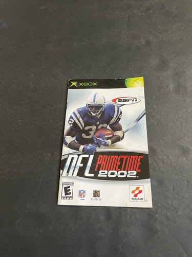 espn nfl primetime 2002 Xbox Manual Only - Picture 1 of 5