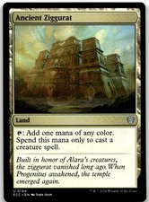 Ancient Ziggurat 144 Uncommon Commander: Lorwyn Eclipsed Magic: The Gathering NM