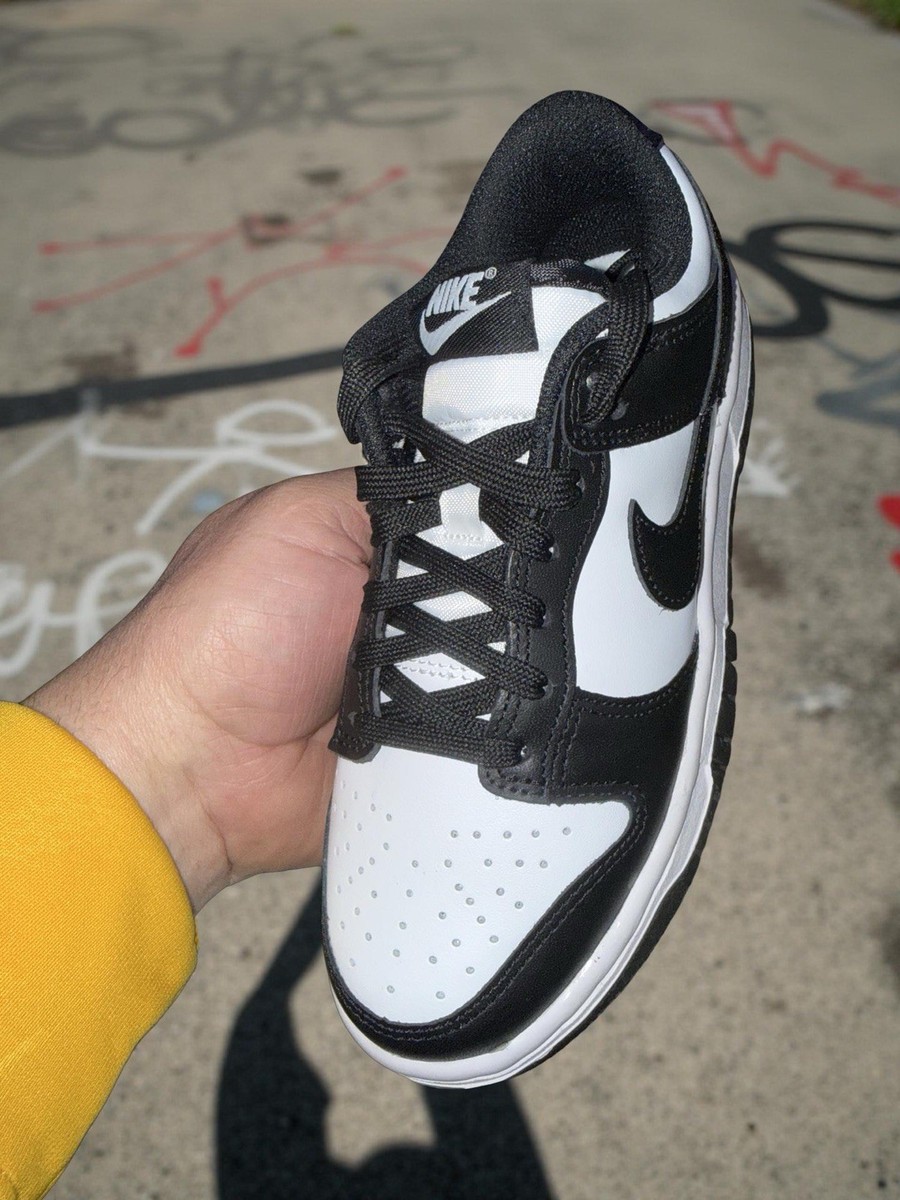 Nike Dunk Low Retro WOMEN'S 5 White Black Panda DD1503-101