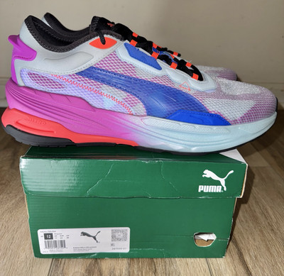 Puma Extent Nitro Ultraviolet Mens Size 12 Nitro Blue Fiery Coral 387500-01 