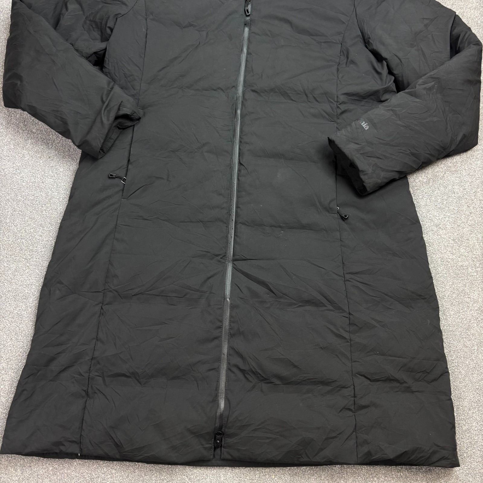 Patagonia Jacket Womens X Large Black Jackson Glacier Down Parka Puffer Lady* image 3