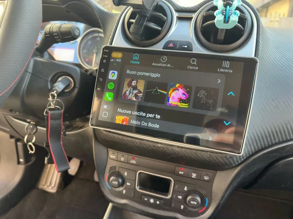 Autoradio Android 9" Alfa Romeo Mito 2008-2019 GPS Navi CarPlay Android Auto BT - Immagine 2 di 4