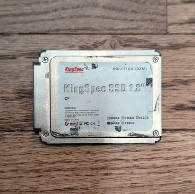 KingSpec SSD 1.8'' CF 64GB KSD-CF18.6-XXXMS